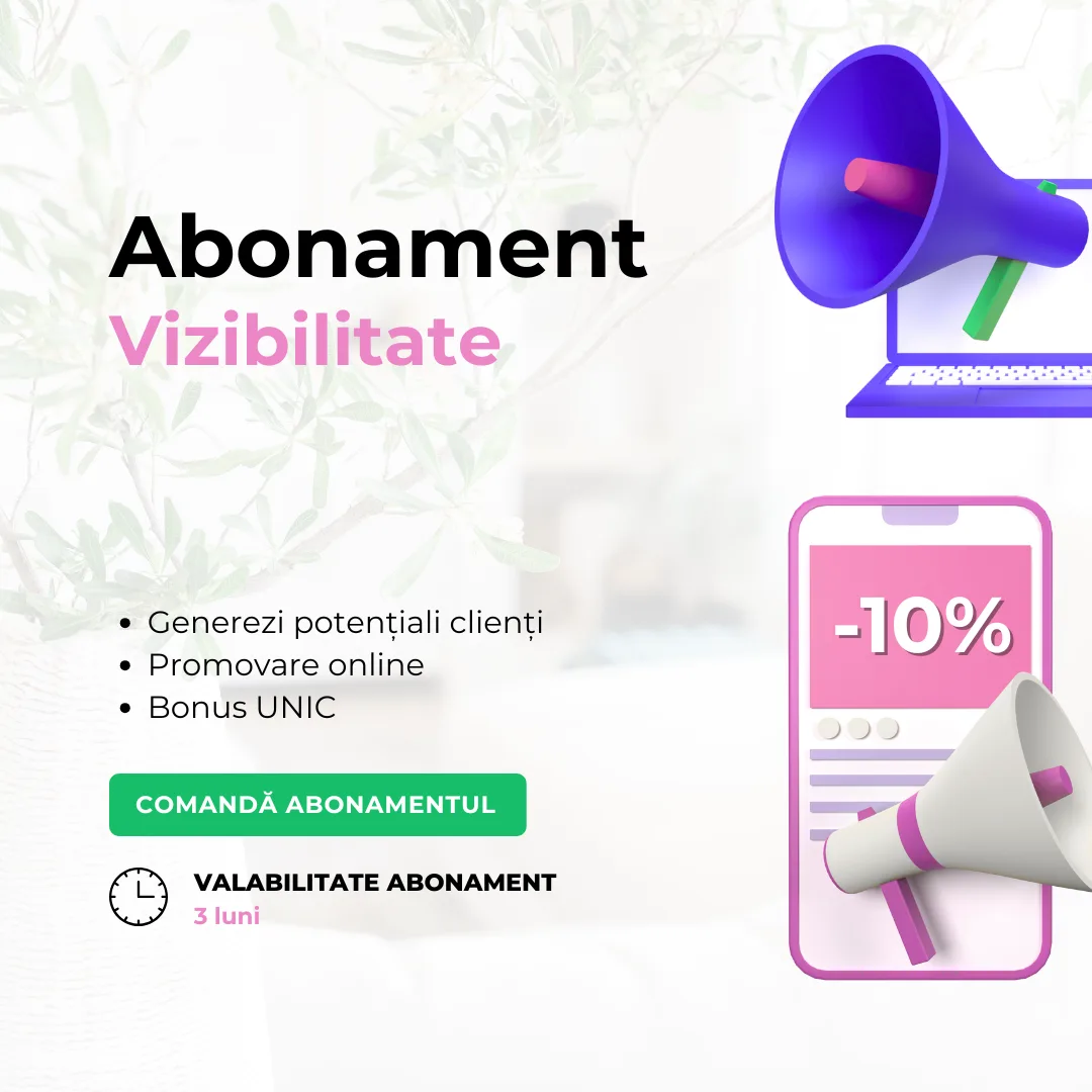 Abonament de VIZIBILITATE (3 luni) 1 Abonament de VIZIBILITATE (3 luni)