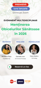 Eveniment multidisciplinar Menținerea Obiceiurilor Sănătoase în 2026