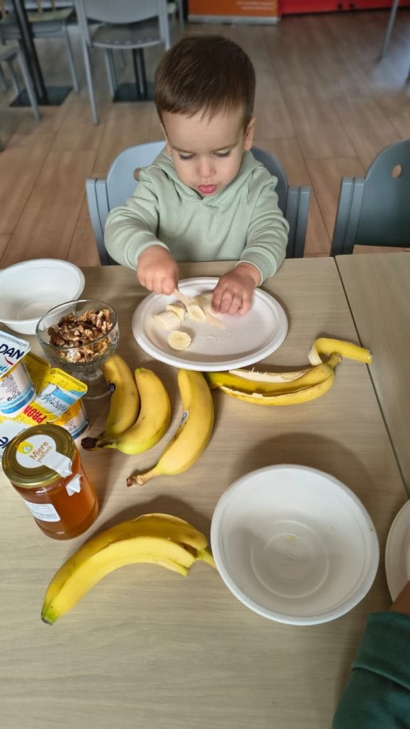 Atelier Desert Prietenos - Iaurt cu fructe, nuci și miere susținut de Asociația Bioza prin Oana Teslaru la Nest - Parcul Copiilor Timișoara