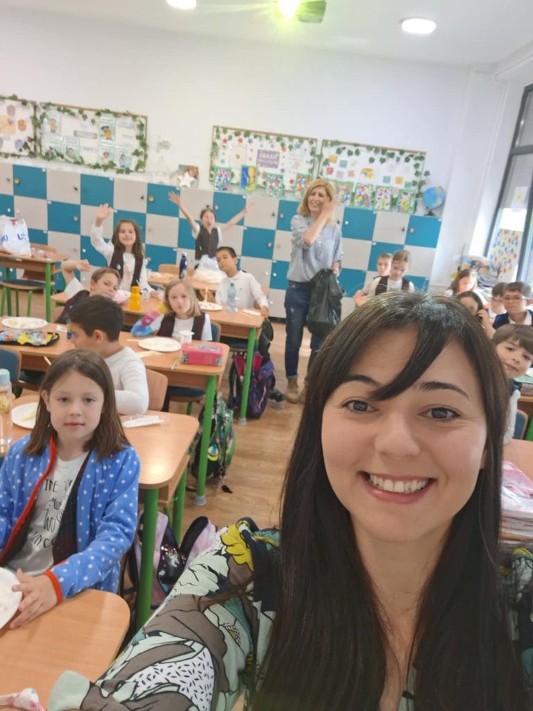 Atelier Desert Prietenos clasa a 1-a susținute de Asociația Bioza prin Oana Teslaru la Școala Gimnazială nr. 30 Timișoara