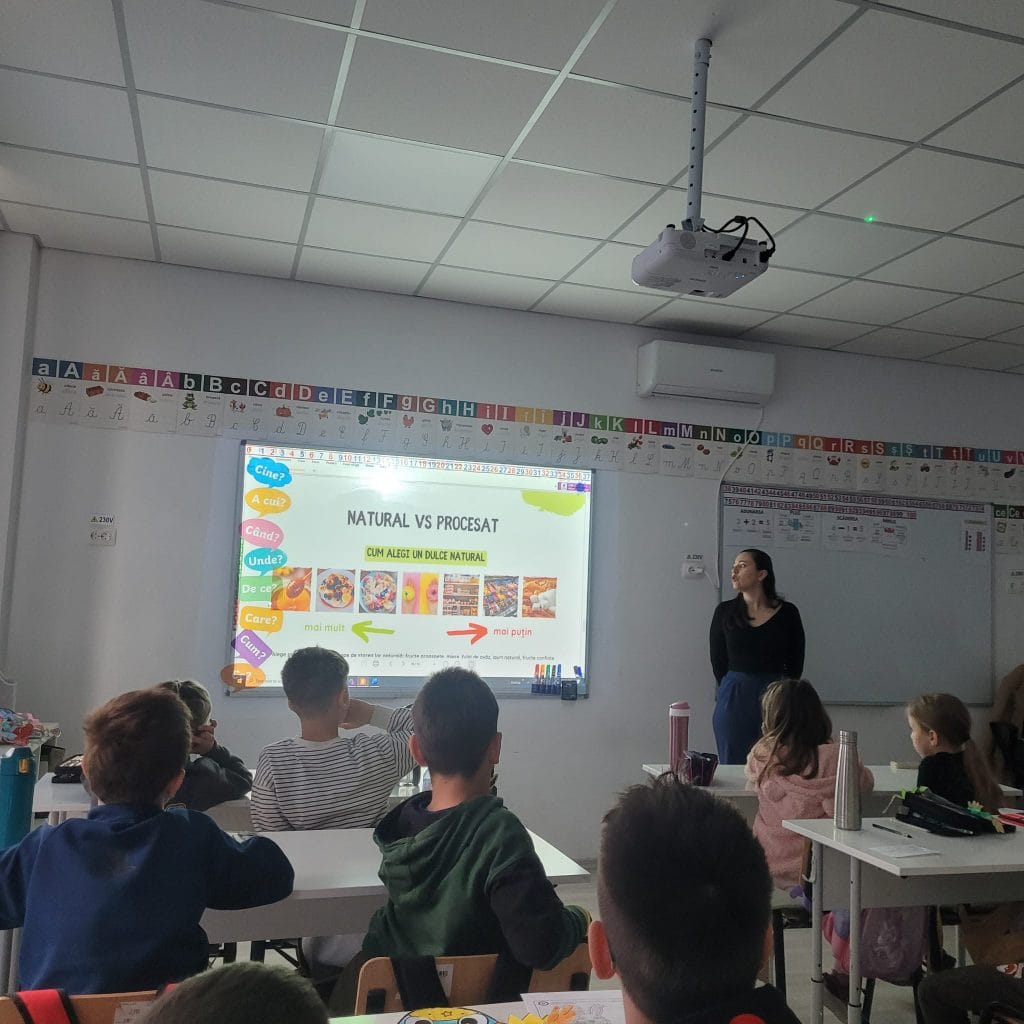 Atelier desert prietenos – 3 clase 1-a susținute de Asociația Bioza prin Oana Teslaru la Școala Gimnazială Moșnița Nouă